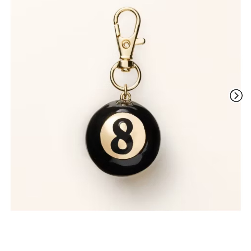 Target
8 Ball Bag Charm Keychain - kate spade new york x Target Gold/Black
